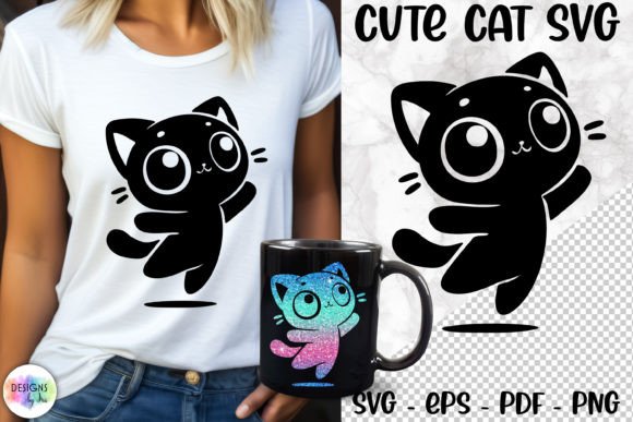 Black Cat SVG: A Charming Asset for Graphics and Crafts
