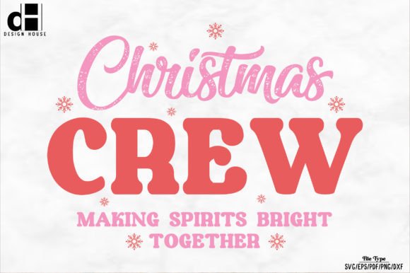 Christmas Crew SVG PNG Design for Creative Crafts