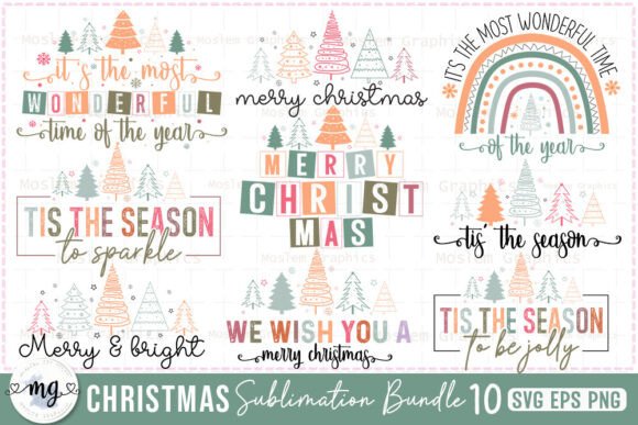 Christmas Hand Drawn Tree SVG Bundle: A Crafty Graphic Gem