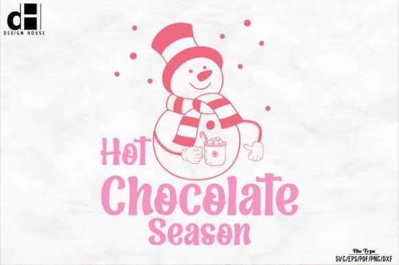 Christmas Snowman SVG PNG Design for Graphics and Crafts