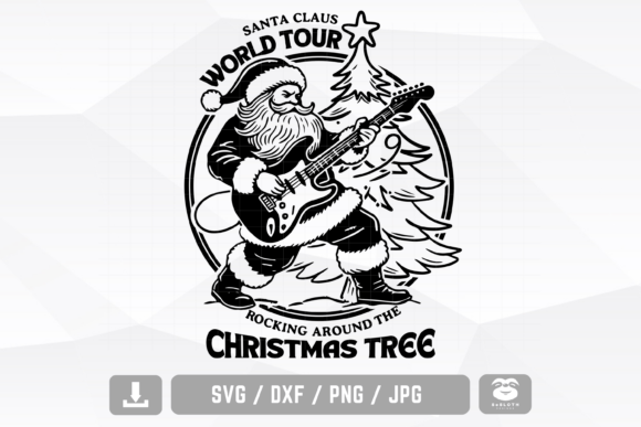 Funny Santa Svg, Santa Claus World Tour: A Graphics Gem for Crafts