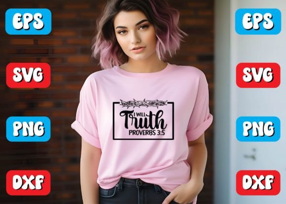 Review: I Will Truth Proverbs 3 5 Svg Design for Crafts and Graphics