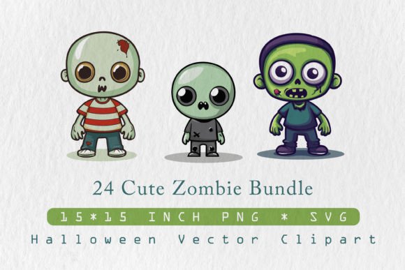 Zombie SVG Bundle: A Spooky Graphics Asset for Crafts